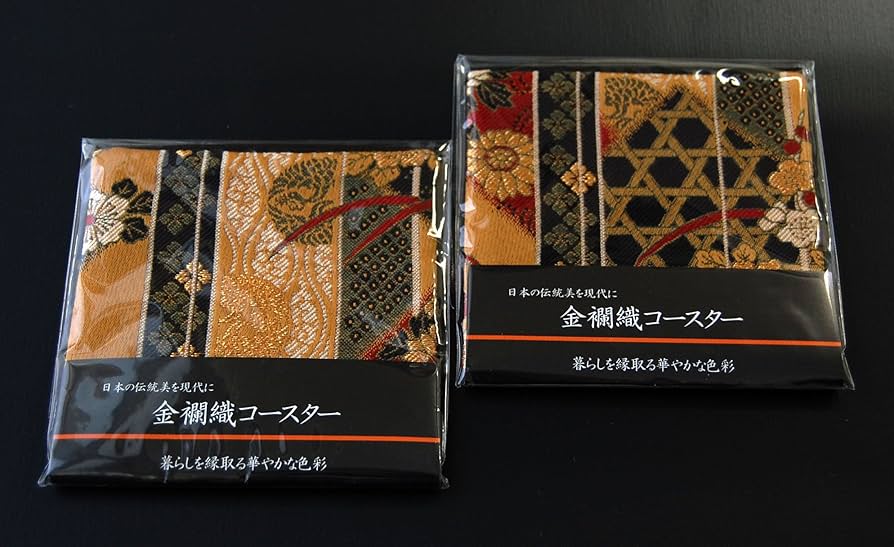 ハンドメイド【930】金襴布地コースター50枚セット 6grk1b.jpg